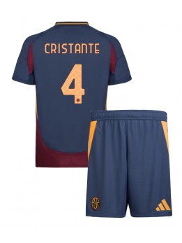 AS Roma Bryan Cristante #4 Replika Tredje Kläder Barn 2024-25 Kortärmad (+ byxor)